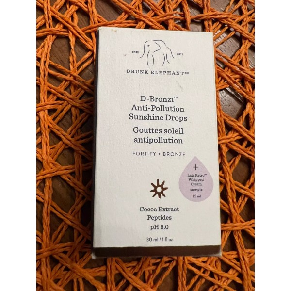 Drunk Elephant NIB Full Size DRUNK ELEPHANT D-Bronzi Sunshine Drops