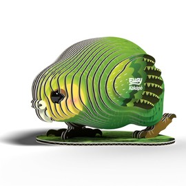Eugy Kakapo 3D Puzzle - 27 Piece Eco-Friendly Educational Toy Puzzle for Boys, Girls & Kids Ages 6+