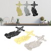 3PCS/Set Peaceful Praying Hands Wall Decor with Religious Cross Garden