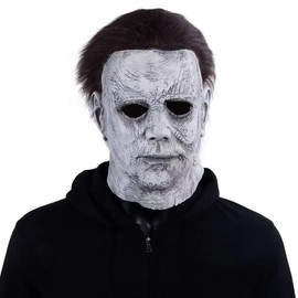 New Mike Mail Halloween Zombie Party Eerie Moonlight Mask Headgear Prop Maekmel Mask Yellow Scar 10ea