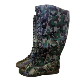 My Party Shirt Camo Adult Wrestling Boots, Camouflage, 8-9