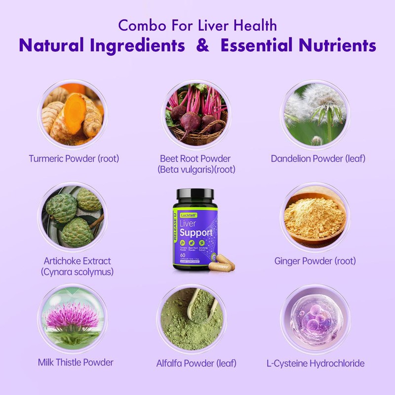Liver Support Supplement – Liver Cleanse Detox & Repair with