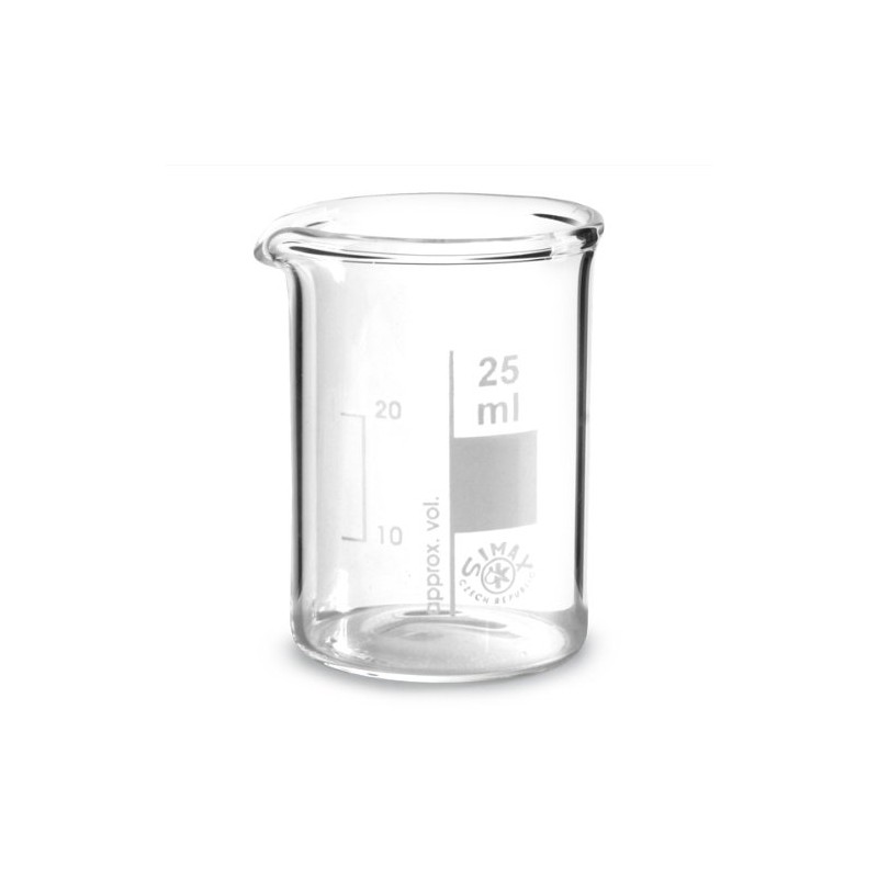 GLASS MEASURING BEAKER 25ML