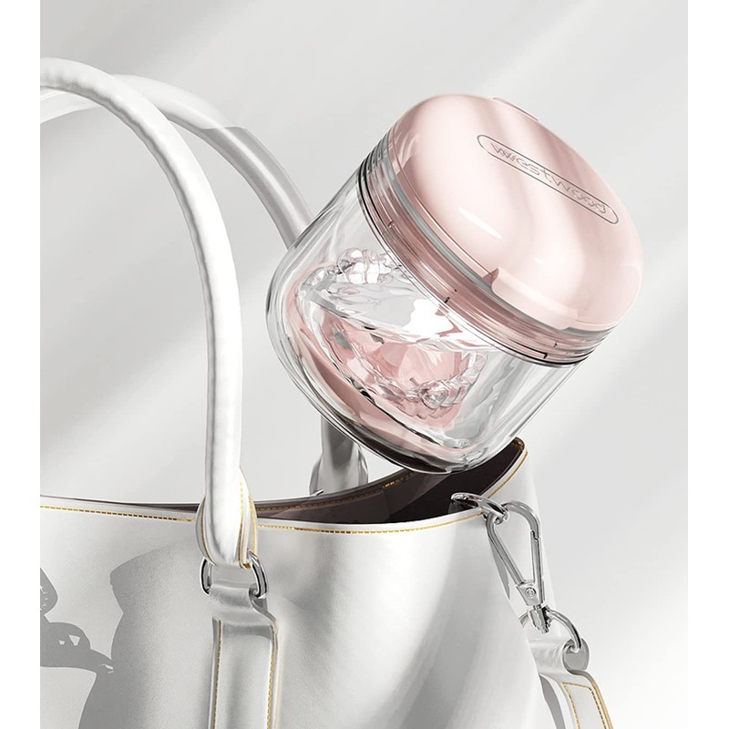 MURRI&MURRDI Retainer Case, Denture Bath Box with Strainer Basket, Mouth