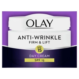 Olay SPF15 Anti-Wrinkle Firm and Lift Anti Ageing Moisturiser Day Cream, 50 ml