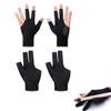 ArmastuseBilliard Glove, Elastic Billiards Glove,4 pcs Pool Glove,Three Finger Glove,Billiard