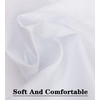 Scotamalone Men's Handkerchiefs 100% Soft Cotton White Hankie Hankerchieves