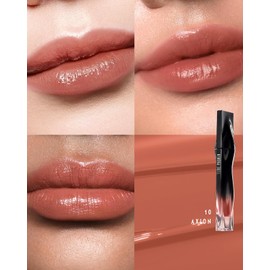 STELLAR DUST LIP STAIN-Long Lasting, Waterproof and Transferproof Lip Tint, Glossy Finish Lip Gloss, Lightweight Lipstick, High Coverage, Vivid Color, Stocking Stuffers For Teen Girls (10)