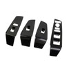 Crosselec Carbon Fiber Style Window Lift Switch Panel Cover Trim