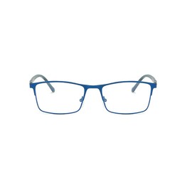 DEPEYE Anti Blue Light Blocking Myopia Glasses -4.50 Blue Metal Distance Shortsighted Spectacles for Mens Womens