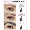 Yfulfill Grey Eyebrow Pencil for Older Women, Waterproof, Eyebrow Pen