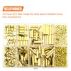 HELIFOUNER 242 Pieces M2.5 Male Female Hex Brass Spacers Standoffs