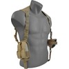 Pistol Holster Cordura Shoulder Holster Adjustable with Magazine Pockets Colour