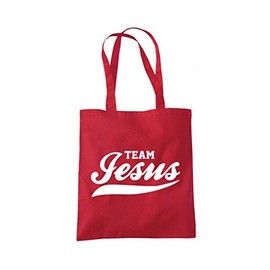 Team Jesus Tote Bag - red One Size