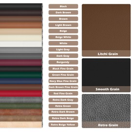 Leather Repair Tape, 23.6x79 inch Leather Patches for Furniture, Self Adhesive Leather Repair Patch for Sofas, Couches, Leather Covers, Seats, Chairs, Vinyl Repair Tape Brown