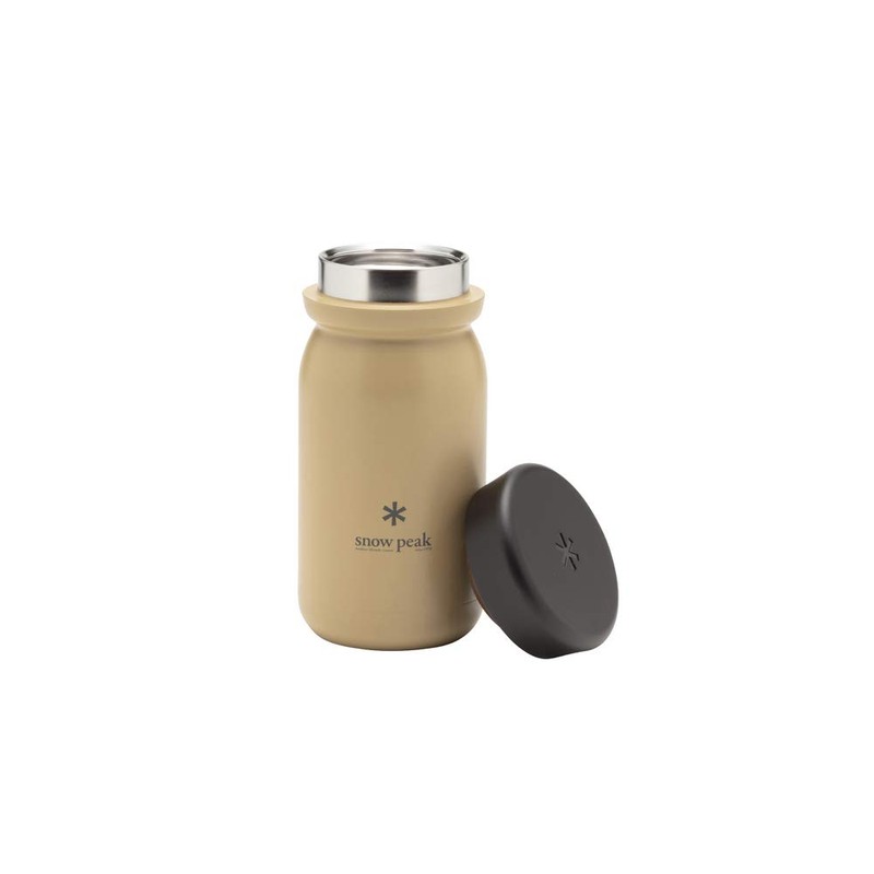 Snow Peak TW-351-SN Stainless Steel Vacuum Bottle Type M350 Sand
