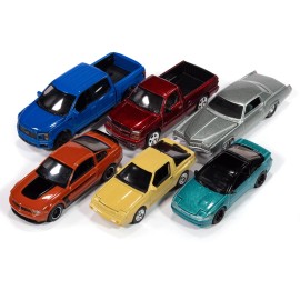 DCD Auto World Premium 2025 1/64 Scale Diecast Model Cars Set B of 6 Pieces World Premiere Release by Auto World