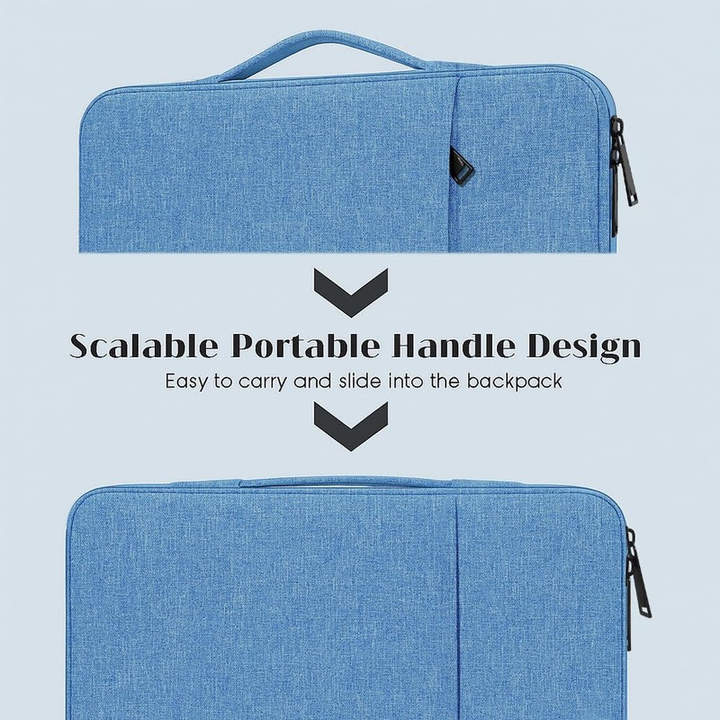 ProElife 13 Inch Laptop Sleeve for MacBook Neo, Retractable Handle,