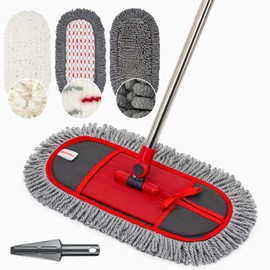 Dust Mop for Floor Cleaning for Hardwood, Laminate, Tile & Marble Floors