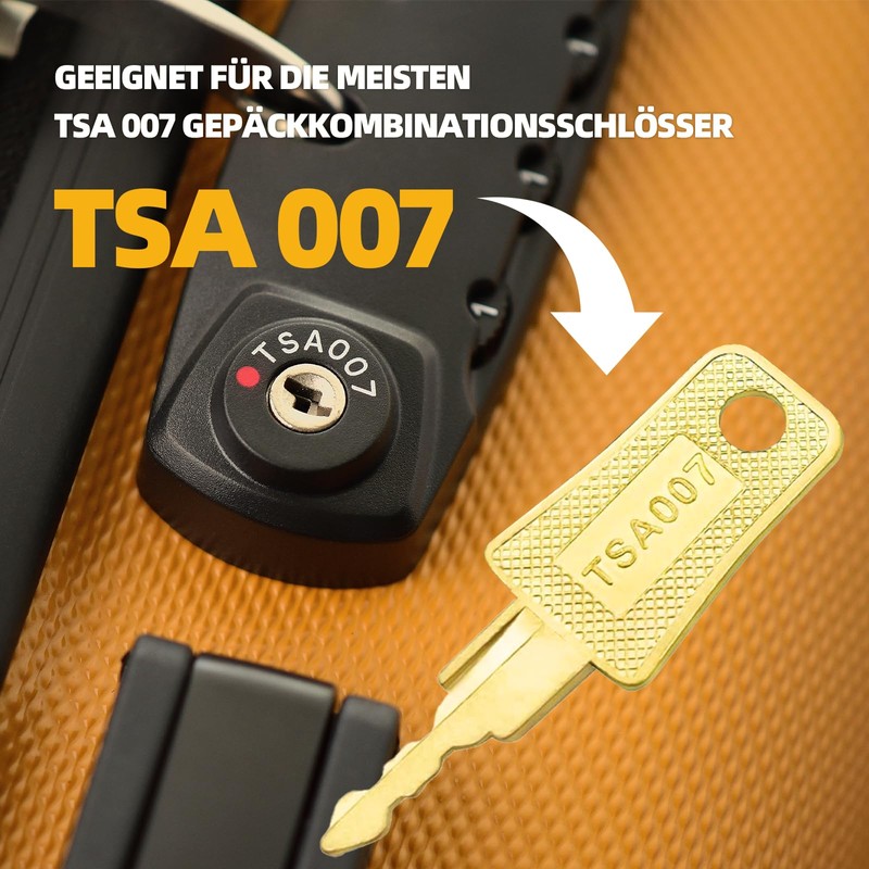 TSA Key for TSA Lock - TSA007 Key & TSA002