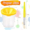 10 PCS Paint Cups, Spill Proof Paint Cups with Lids