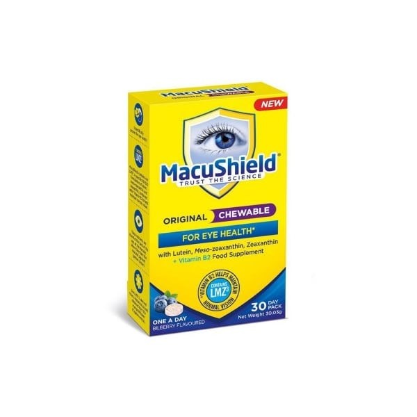 MacuShield Original Chewable For Eye Health (Bilberry Flavoured) 30 chewable