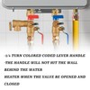 LIULO TOOL 3/4 Inch IPS Isolator Tankless Water Heater Service