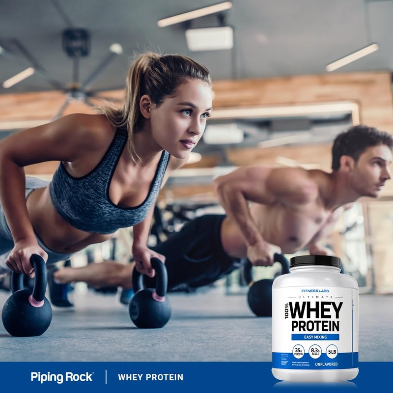 Fitness Labs Whey Protein Powder Unflavored | 5 lbs |