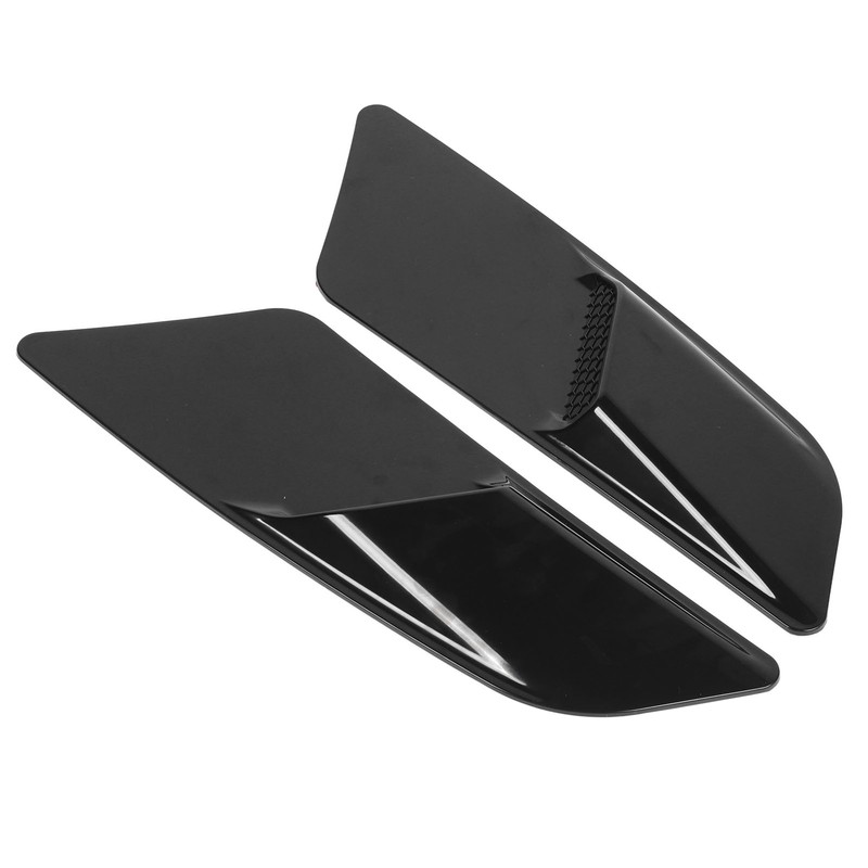 2 Pcs Engine Bonnet Air Vent Cover Front Bonnet Decoration