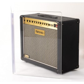 Guitar Amp Shield 2 ft Tall Screen for Sound Isolation, Attenuation, and Reduction: Made in USA : Folding Portable Lightweight Acrylic plexiglass cage (2 Panels)