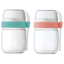 Lagrange 440402 Pots with 2 Compartments Green and Orange