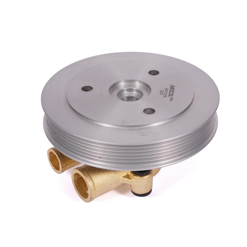 MOCA 21212799 Raw Water Pump with Serpentine Pulley Fit for