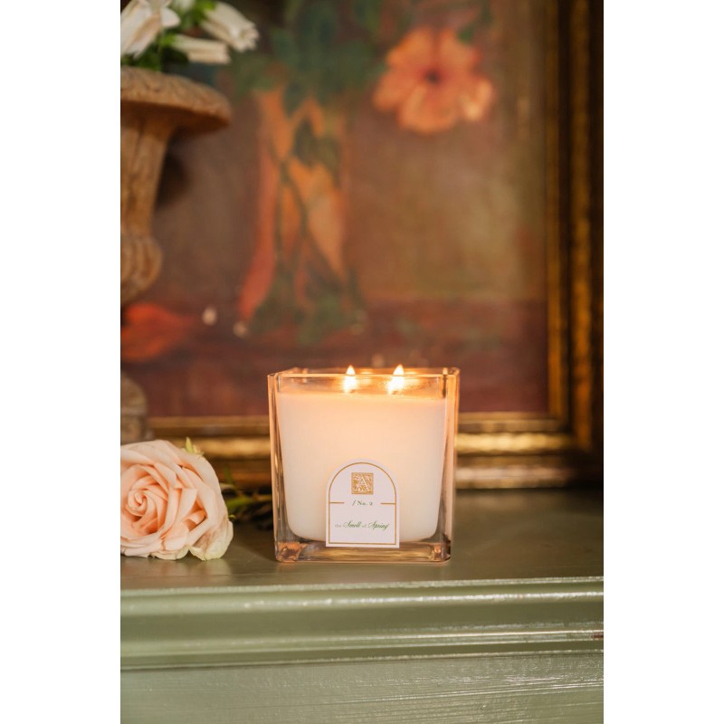 Aromatique The Smell of Spring Scented Candle Silver Metallic Decoration