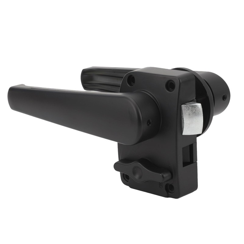 RV Toilet Bathroom Door Latch Matte Black Handle Lock Privacy