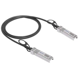 QSFPTEK 10G SFP+ DAC Cable, 0.5m (2ft) 10GBASE-CU Passive Direct Attach Copper Twinax Cable for Cisco SFP-H10GB-CU50CM, Ubiquiti, D-Link, Netgear, Mikrotik, Open Switch Devices