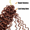 ENBEAUTIFUL 18 Inch 8 Packs Curly Crochet Hair Beach Curl