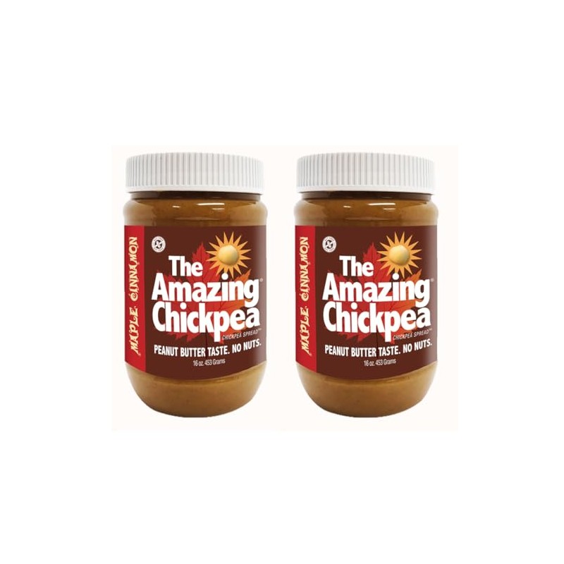 Maple Cinnamon Chickpea Butter 2 Pack (16 oz)