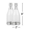 Fun Express Silver Plastic Champagne Bottle Containers, 12 Pieces