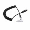 HangTon TVLogic Alphatron EVF Monitor Coiled Cable Right Angle 0B