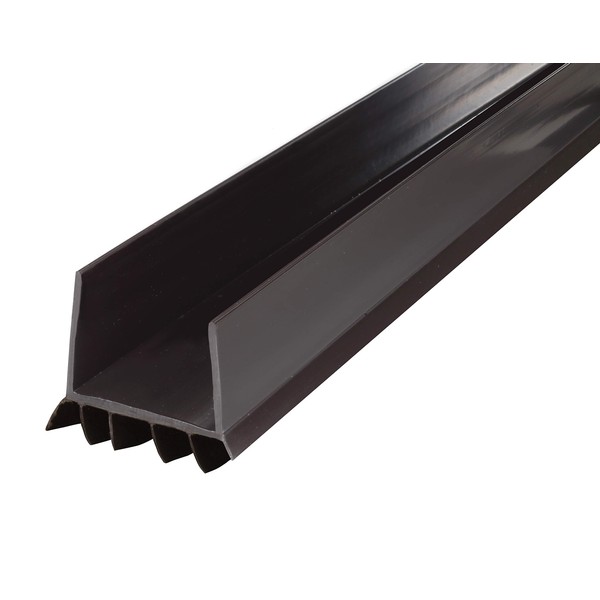 M-D Building Products 43337 M-D U-Shape Under Door Seal, 36 in L X 2-1/4 in W X 1-1/2 in H, 1-3/4 in Thick, Vinyl