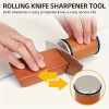Unbranded Diamond Rolling Knife Sharpener Set 15° and 20° Magnetic
