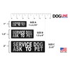 Dogline Service Dog Ask to Pet Vest Patches – Removable