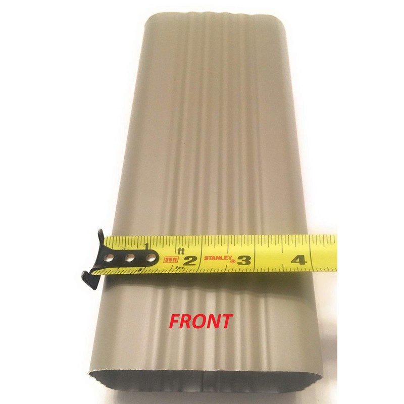 Eagle 1 White Aluminum Downspout Extensions (Multiple Sizes) with 3