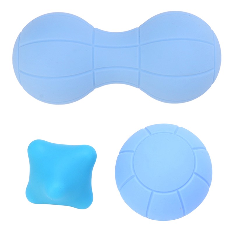 Massage Ball Set 3 Different Silicone Massage Balls for Deep