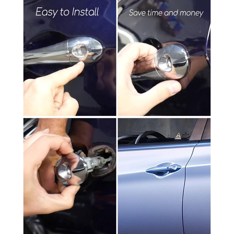 Front Door Lock Cylinder with 2 Keys Fit for Hyundai