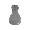 Woombie Convertible Swaddle Blanket with Vent, Twilight/Heathered Gray, 5-13 Pound