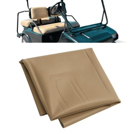 WUTIST Golf Cart Front Seat Backrest Cover Compatible with 1979-2000.5 Club Car DS Golf Cart Buff Plastic