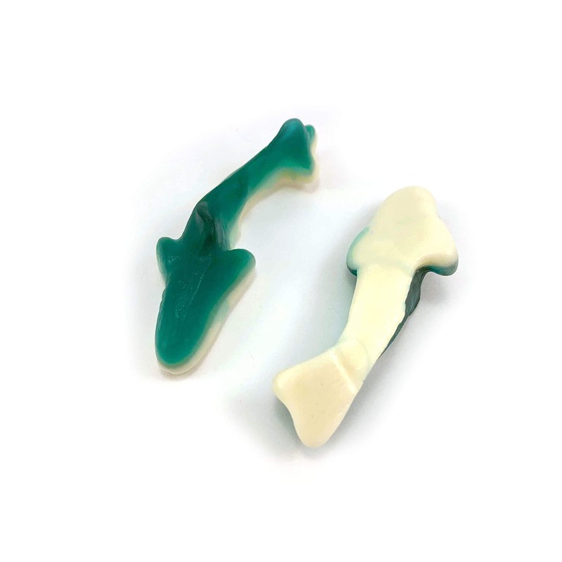 Sunny Island Gummy Blue Sharks Candy, Blue Raspberry Flavor, 2
