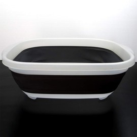 Collapsible Foot Basin for Ionic Foot Detox Folding Feet soaking tub | Soaking Feet Bucket Suitable for Family spa Pedicure, can Save Space (black)