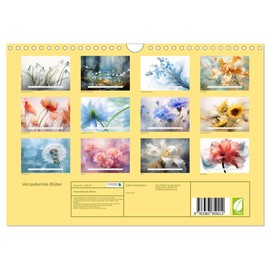Enchanting Flowers (Wall Calendar 2025 DIN A4 Landscape), CALVENDO Monthly Calendar
